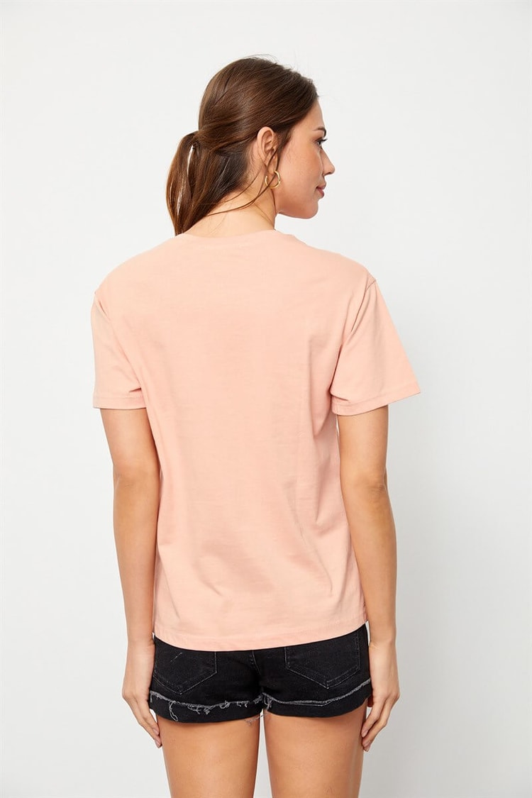 Somon Bisiklet Yaka Kısa Kol Basic T-ShirtST060S71160001