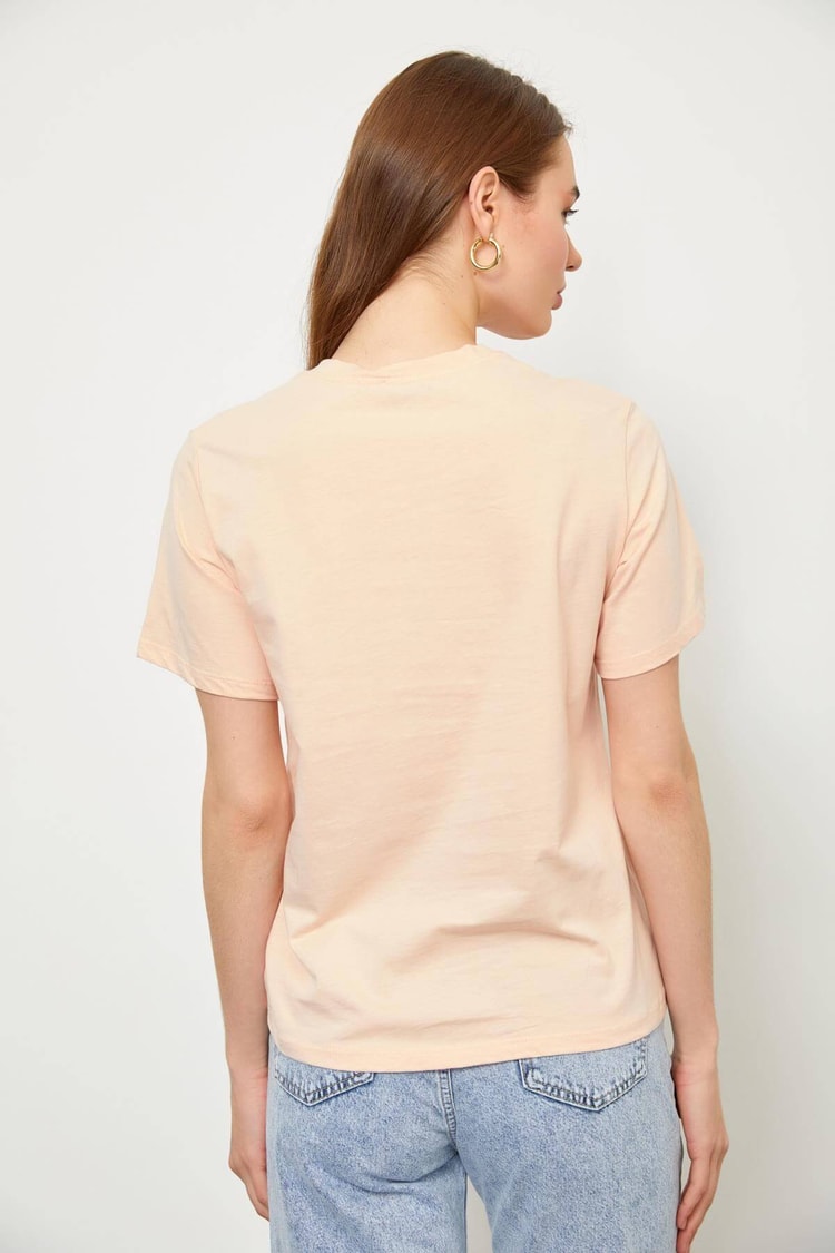 Somon Kısa Kol Baskılı T-ShirtST060S71223003