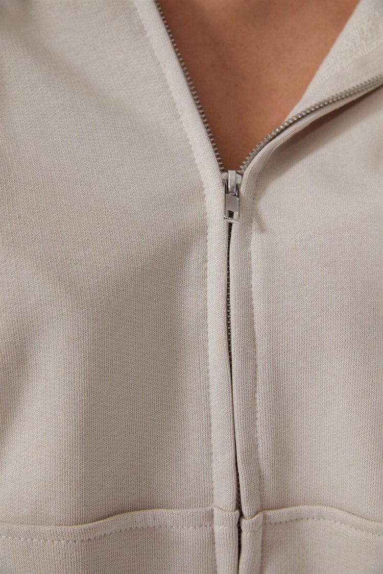 Taş Fermuarlı Sweatshirt Eşofman TakımıST060W82163001