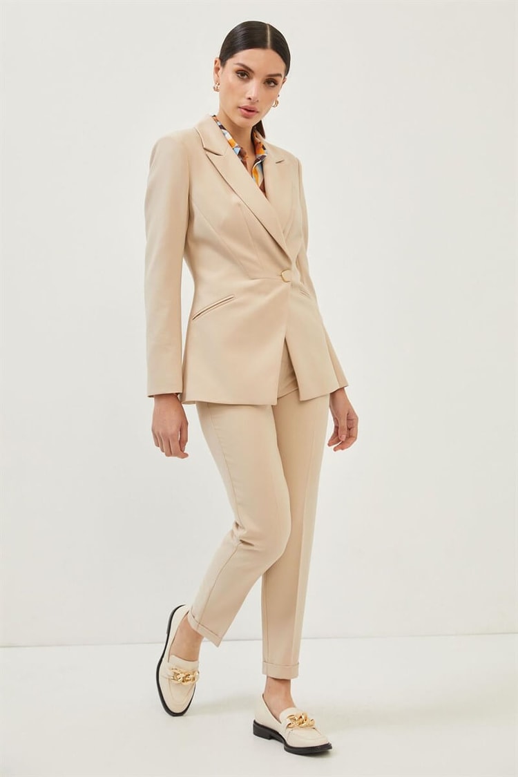 Taş Kruvaze Blazer Ceket Pantolon TakımST060S90370002