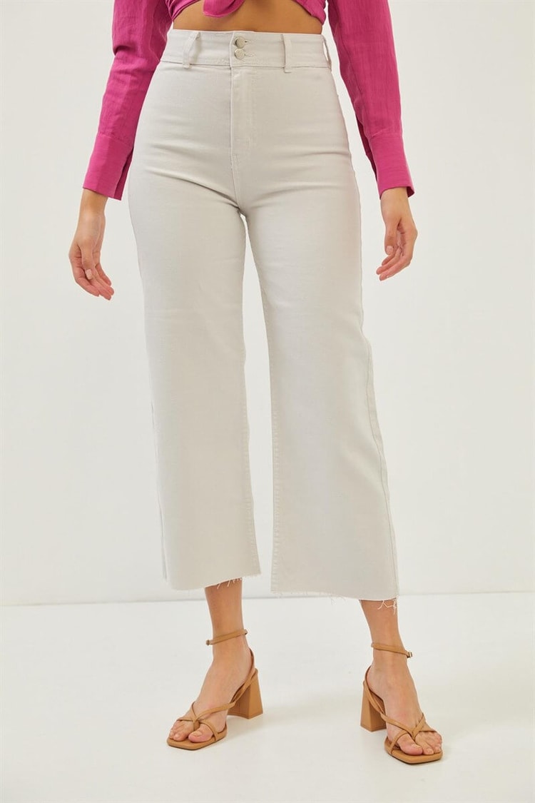 Taş Yüksek Bel Culotte JeanST060S31683003