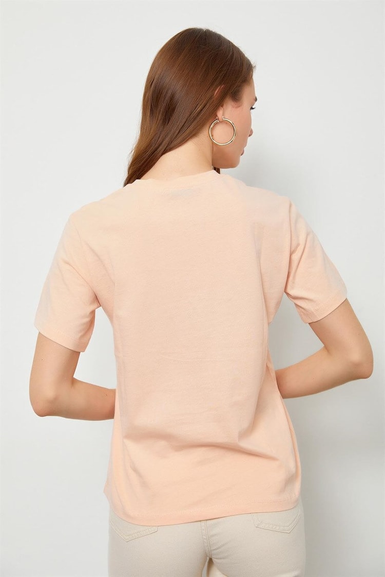 Yavru Ağzı Baskılı Kısa Kol T-ShirtST060S71190021
