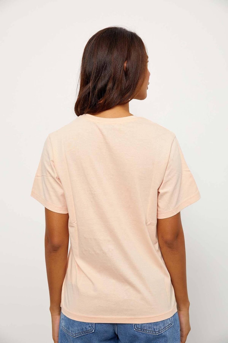 Yavru Ağzı Kısa Kol Baskılı T-ShirtST060S71228004