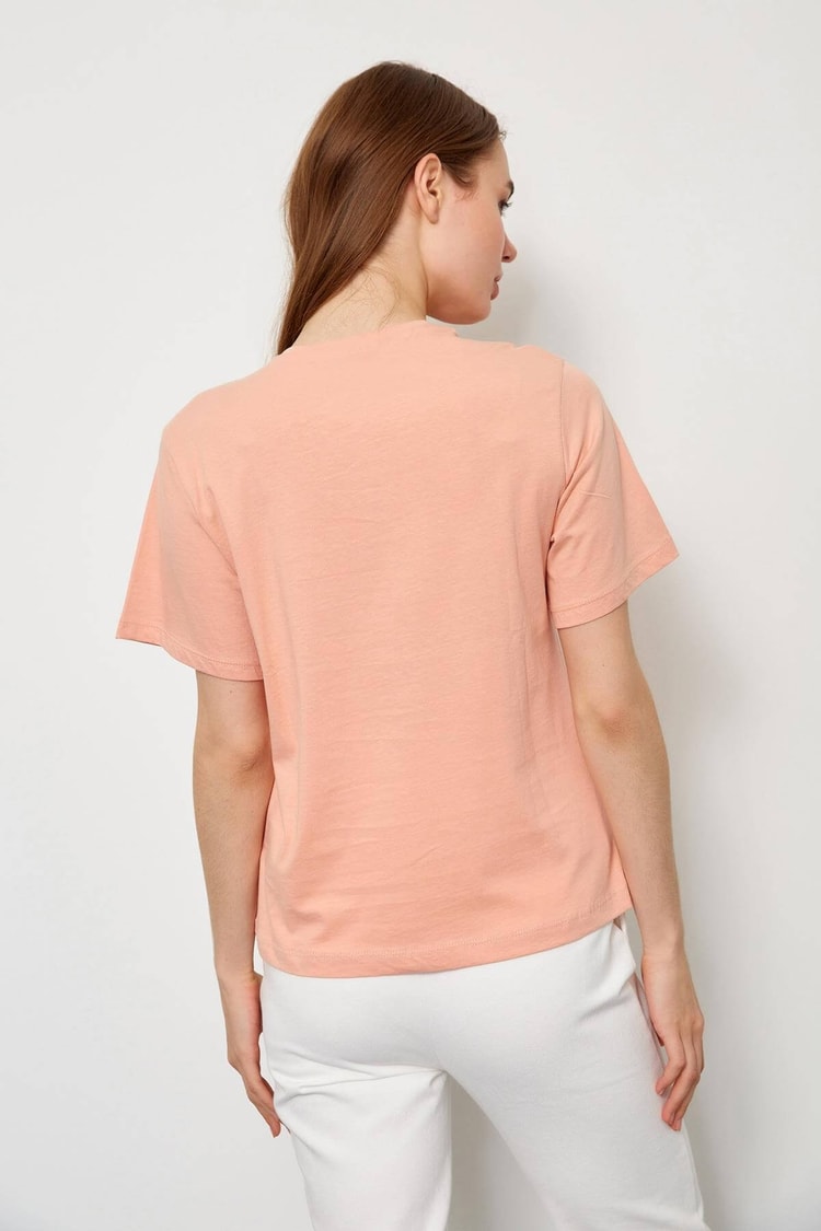 Yavru Ağzı Kısa Kol Baskılı T-ShirtST060S71235001