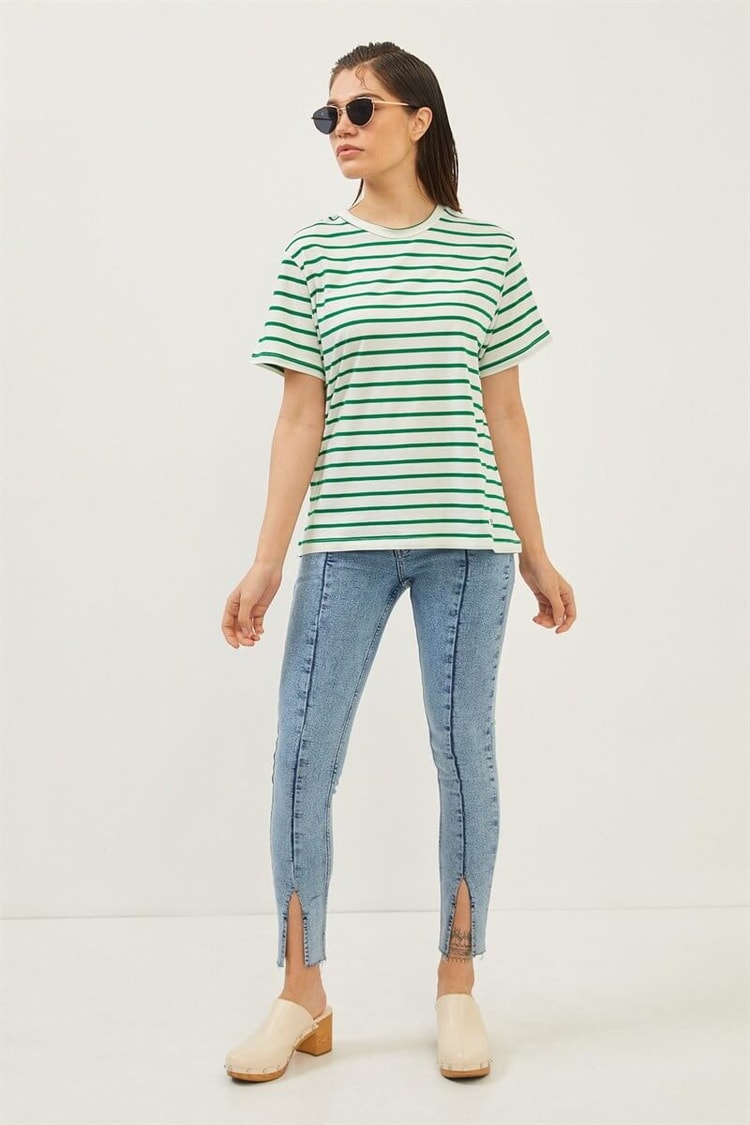Yeşil 2YI2CTS0280 T-SHIRTST060S71277003