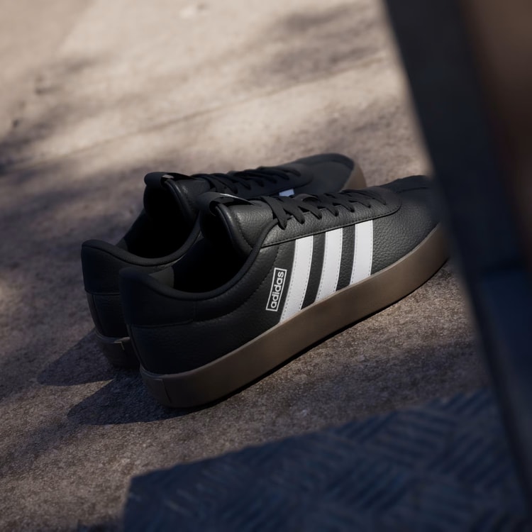 Adıdas Id6286 Vl Court 3.0 10.9308 Cblack/Ftwwht/Gum5 Mrd Sneaker Ayakkabı