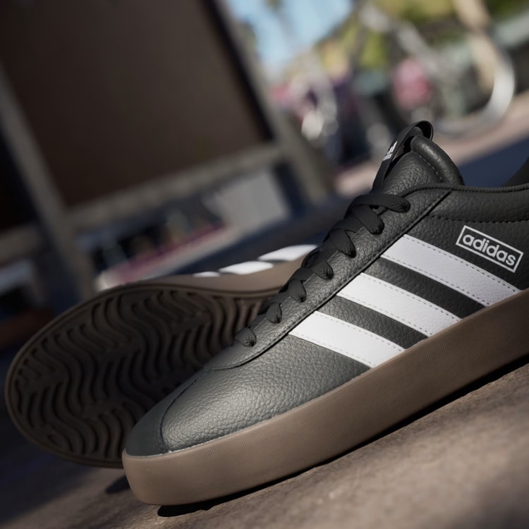 Adıdas Id6286 Vl Court 3.0 10.9308 Cblack/Ftwwht/Gum5 Mrd Sneaker Ayakkabı
