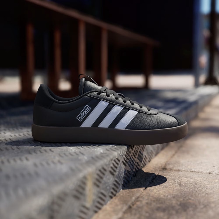 Adıdas Id6286 Vl Court 3.0 10.9308 Cblack/Ftwwht/Gum5 Mrd Sneaker Ayakkabı