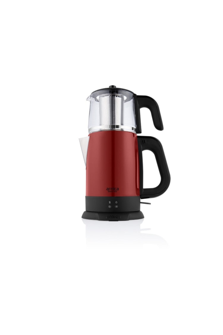 Arnica IH33204 Demli Stil Kırmızı Cam Çay Makinesi