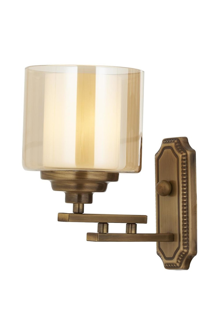 Avonni AP-1910-1E Eskitme Kaplama Aplik E27 Metal Cam 25x15 cm