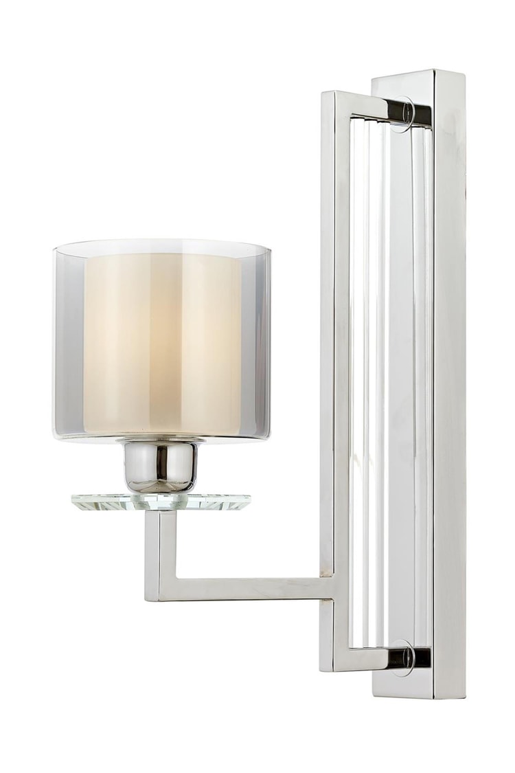 Avonni AP-4285-1K Krom Kaplama Aplik E27 Metal Kristal 15x32 cm
