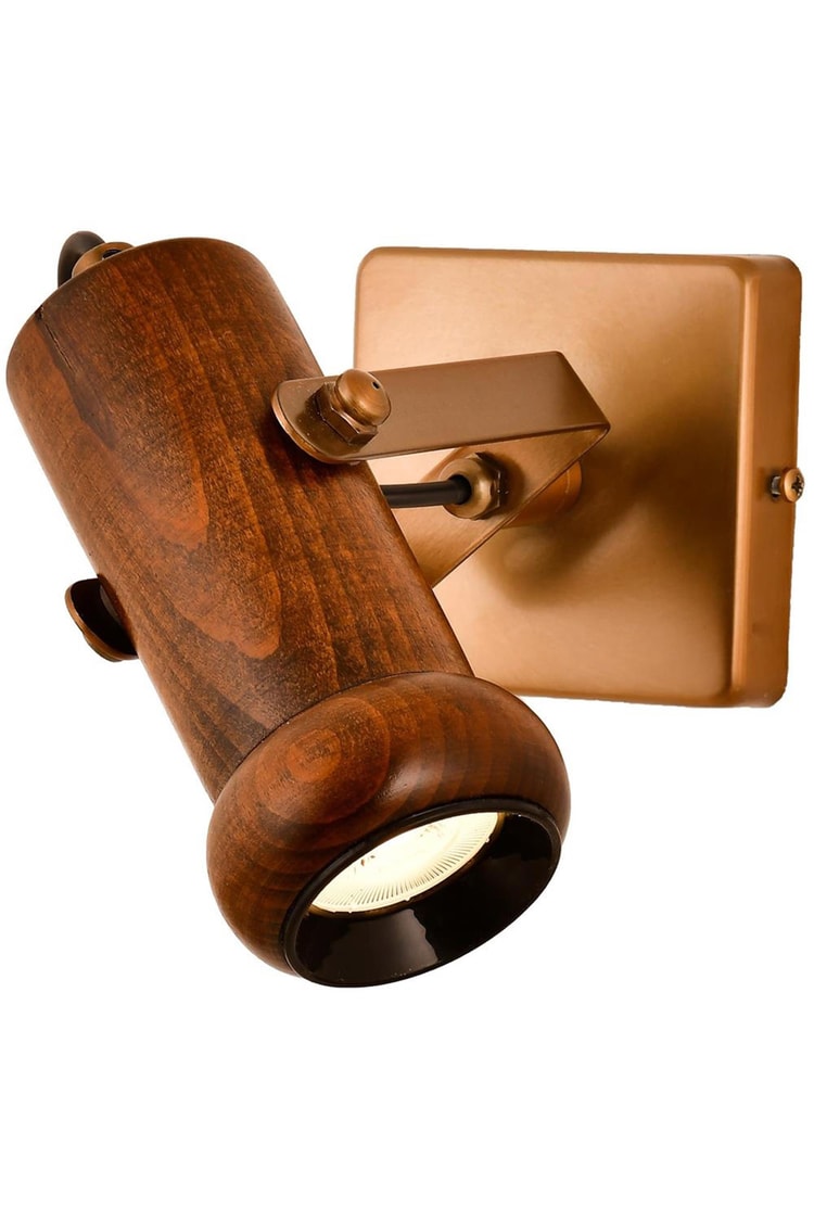 Avonni AR-1918-1EX Eskitme Boya Modern Avize LED Metal Ahşap 10x25 cm