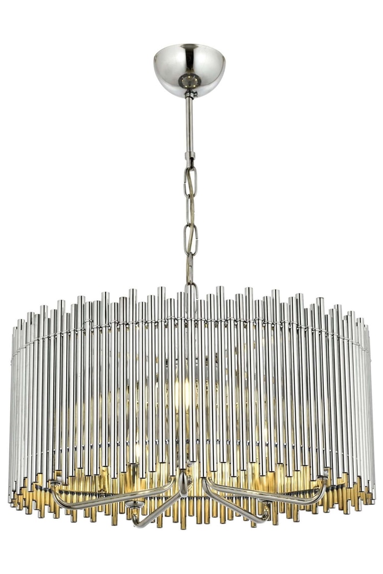 Avonni AV-1687-K50 Krom Kaplama Modern Avize E14 Metal Cam 50 cm