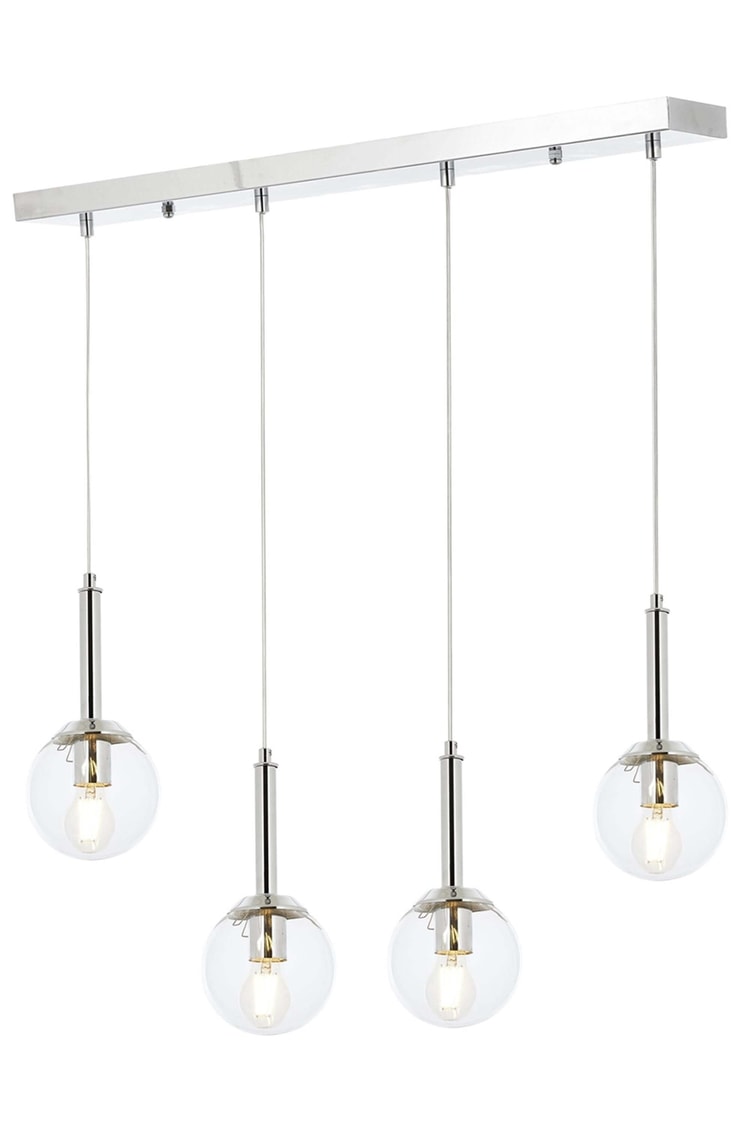 Avonni AV-1781-4KY Krom Kaplama Modern Avize E27 Metal Cam 70x13 cm