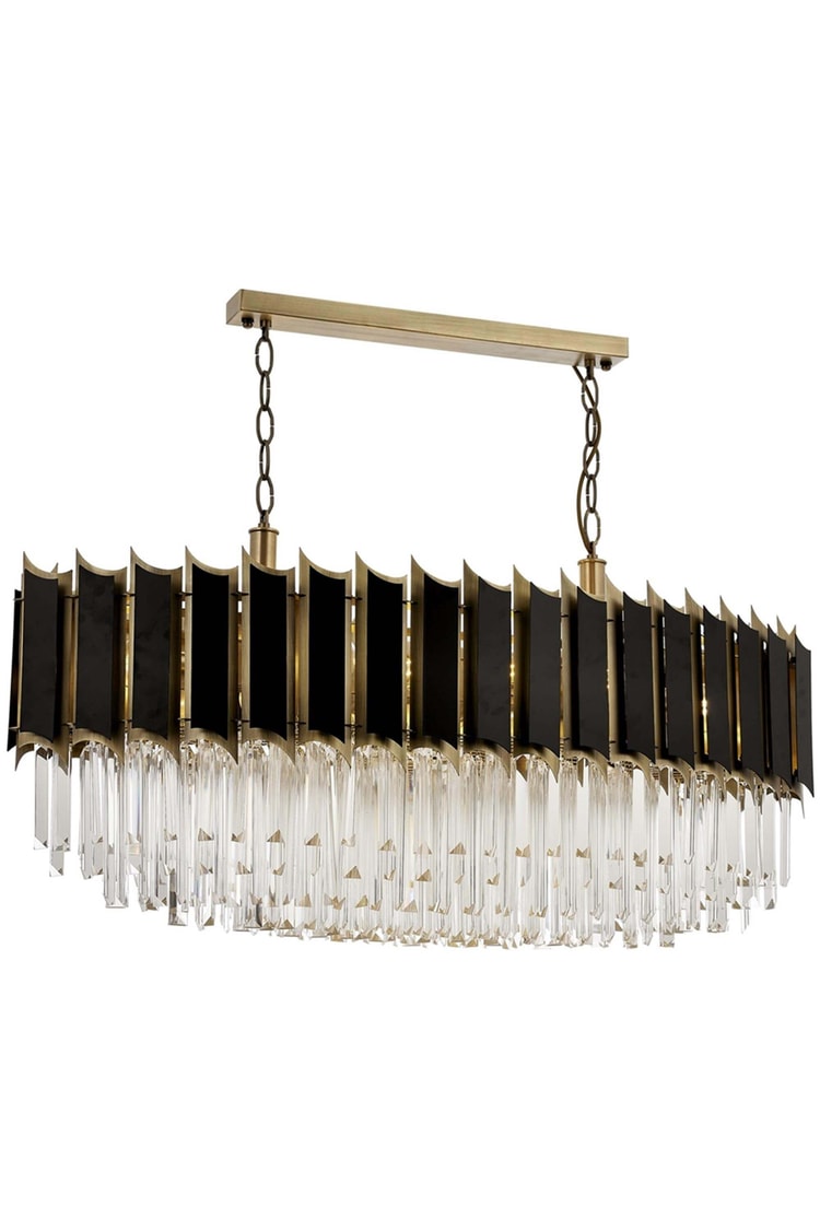 Avonni AV-1790-E110X35 Eskitme Kaplama Modern Avize E27 Metal Kristal 110x35 cm