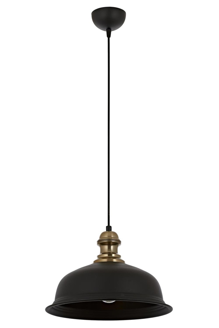 Avonni AV-4106-M27-BSY Siyah Boya Modern Avize E27 Metal 33 cm