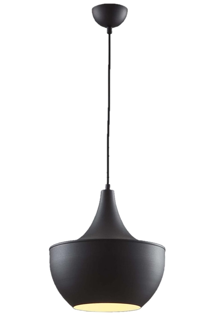 Avonni AV-4106-M7-BSY Siyah Boya Modern Avize E27 Metal 40 cm