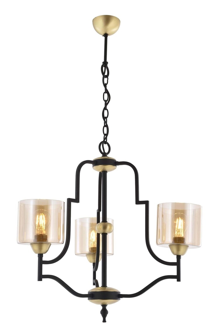 Avonni AV-4162-3E Eskitme Kaplama Modern Avize E27 Metal Cam 62 cm