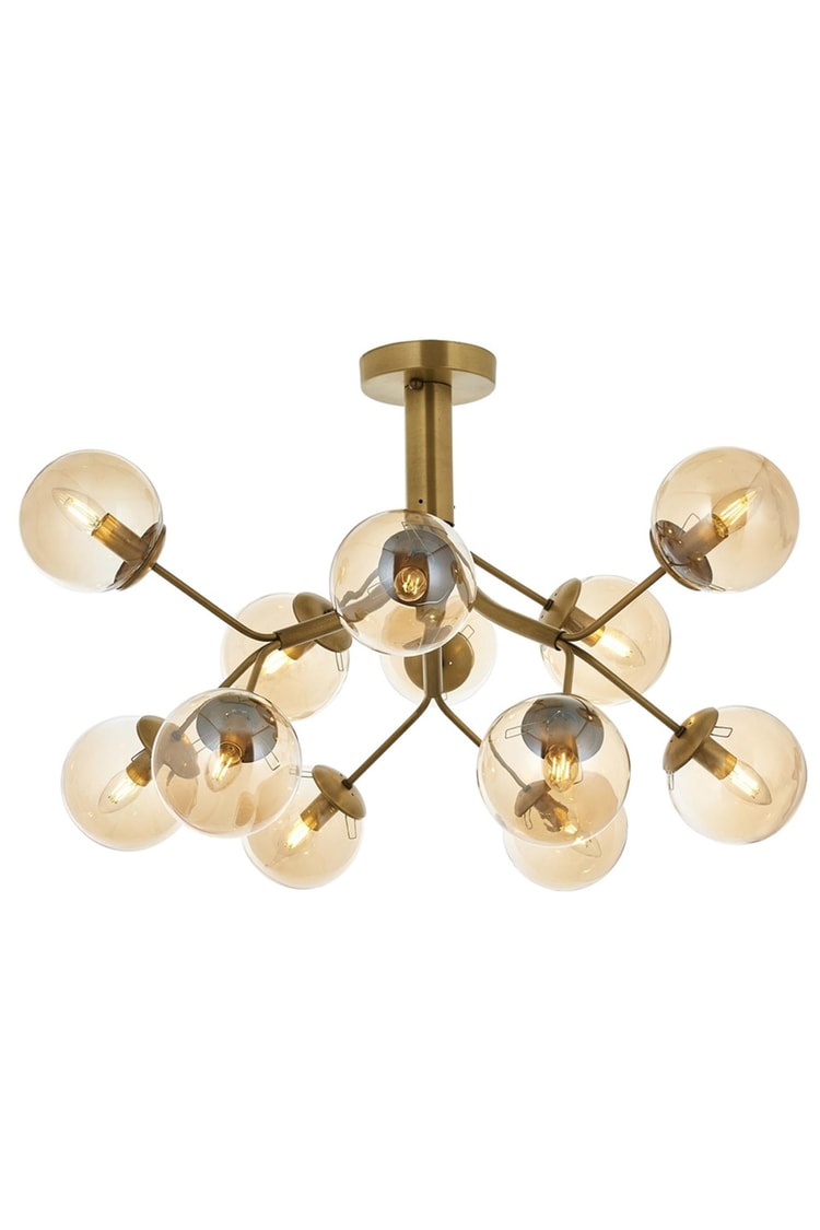 Avonni AV-4286-12E Eskitme Kaplama Modern Avize E14 Metal Cam 80 cm