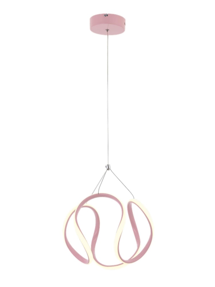 Avonni AV-4339-PM Pembe Boya Modern Avize LED Metal Pleksi 35 cm