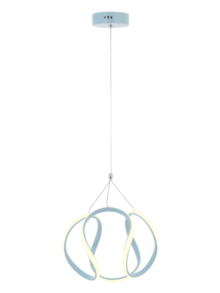 Avonni AV-4339-TK Turkuaz Boya Modern Avize LED Metal Pleksi 35 cm