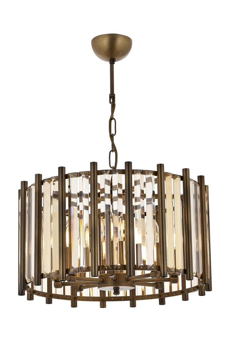 Avonni AV-65222-E45 Eskitme Kaplama Modern Avize E14 Metal Kristal 45 cm