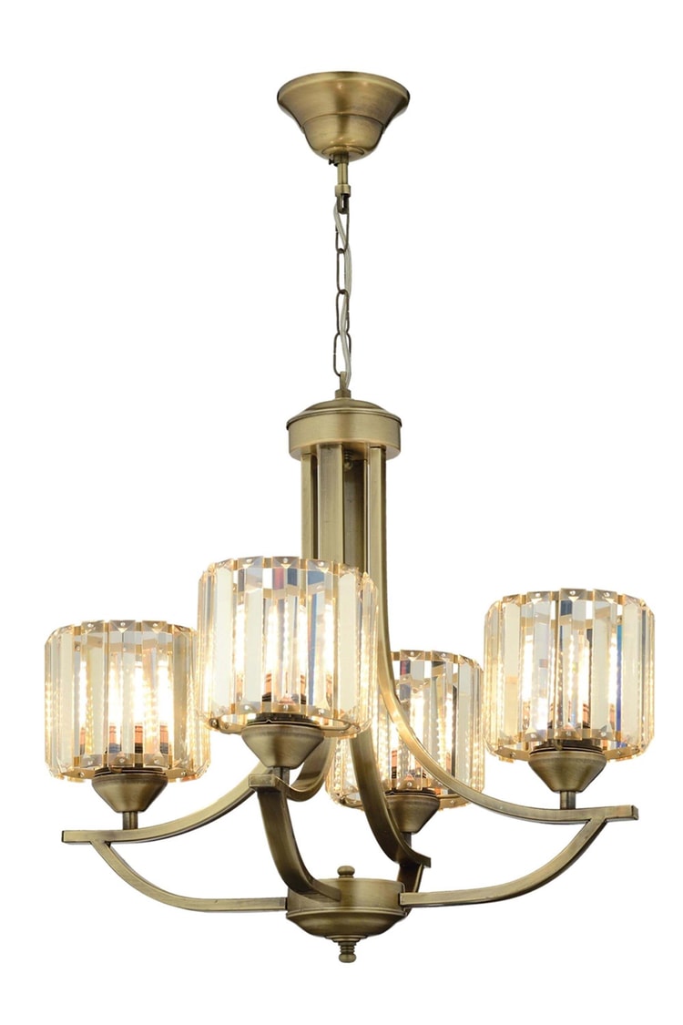 Avonni AV-65226-4E Eskitme Kaplama Modern Avize E27 Metal Kristal 55 cm