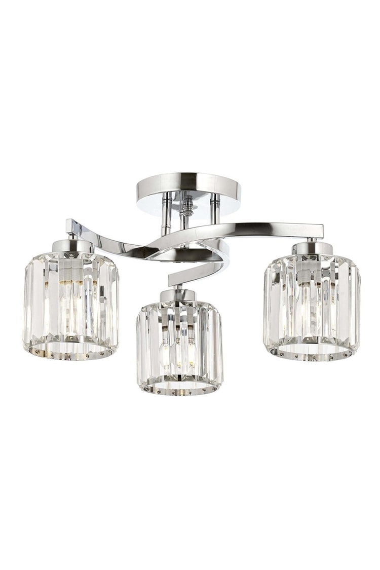 Avonni AV-65229-3K Krom Kaplama Modern Avize E27 Metal Kristal 58 cm