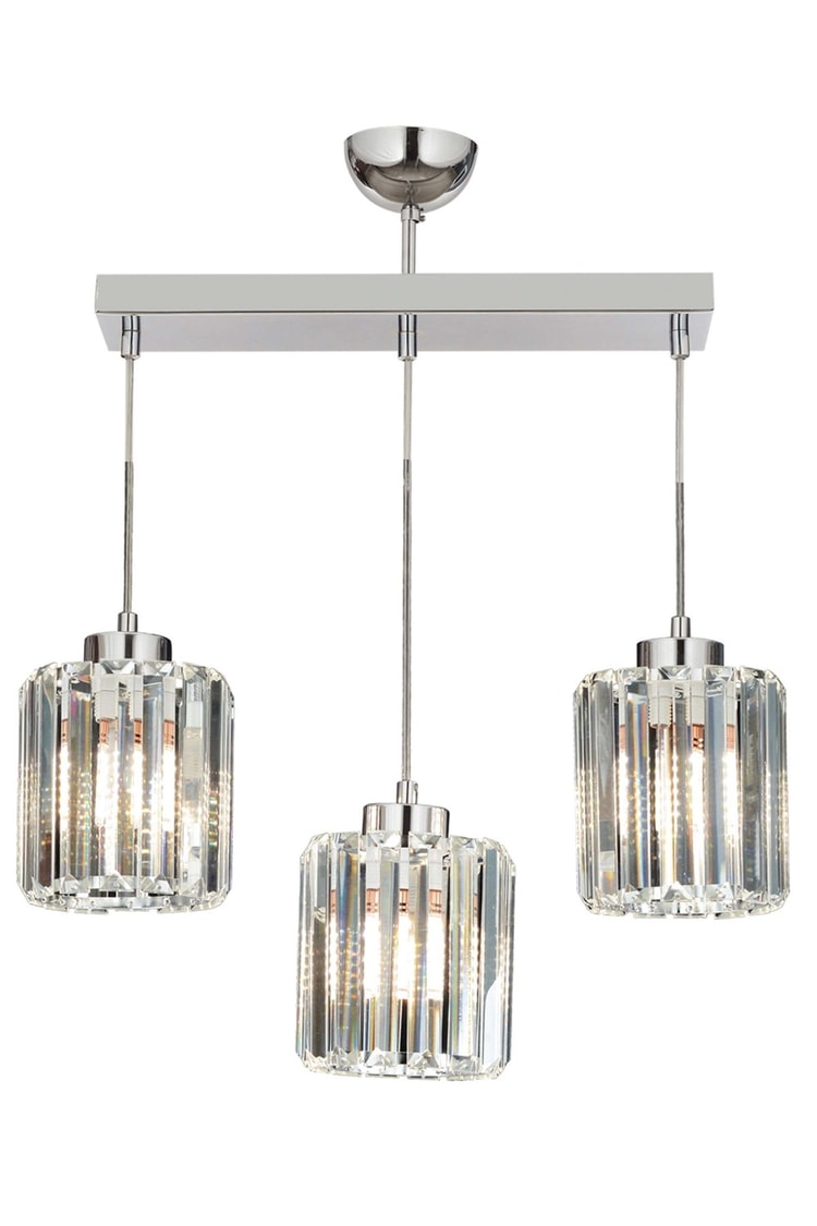 Avonni AV-65230-3KY Krom Kaplama Modern Avize E27 Metal Kristal 54x15 cm