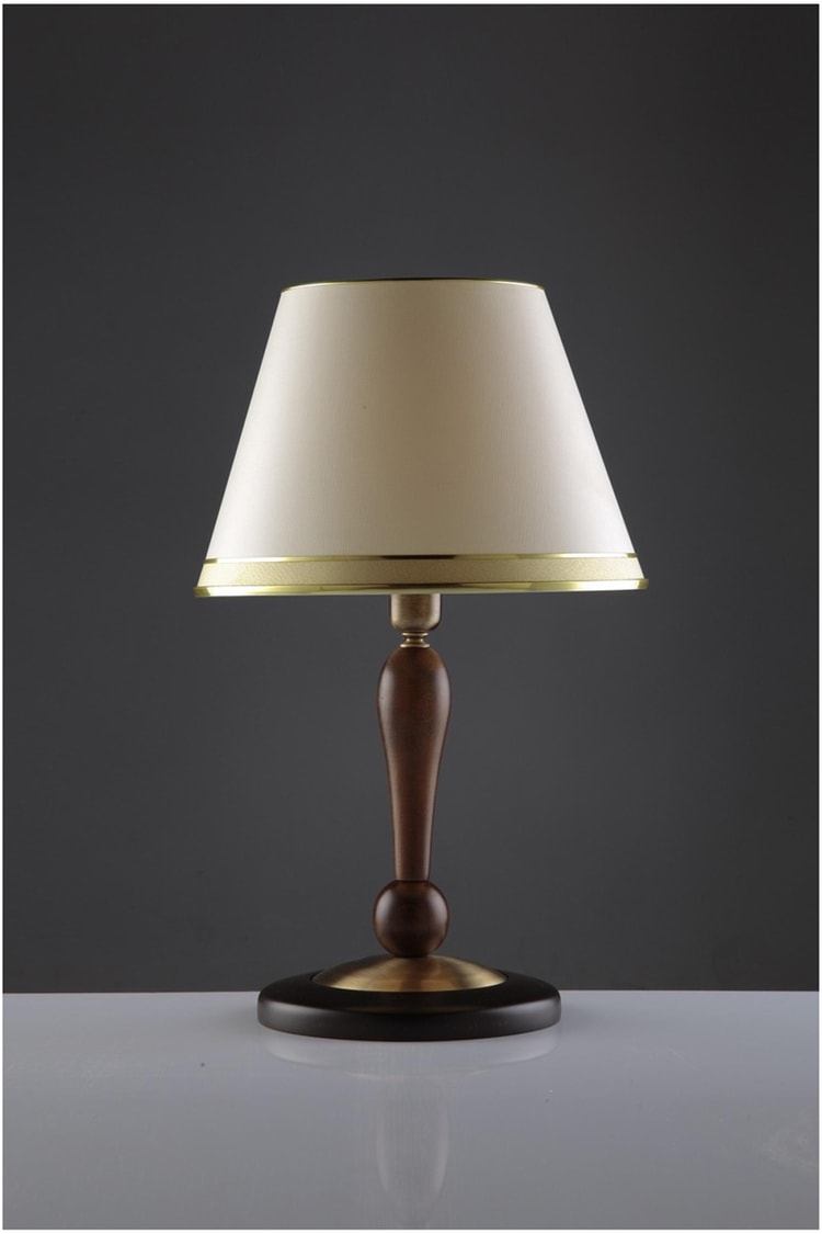 Avonni HML-9046-1E Eskitme Kaplama Masa Lambası E27 Metal Ahşap 35 cm