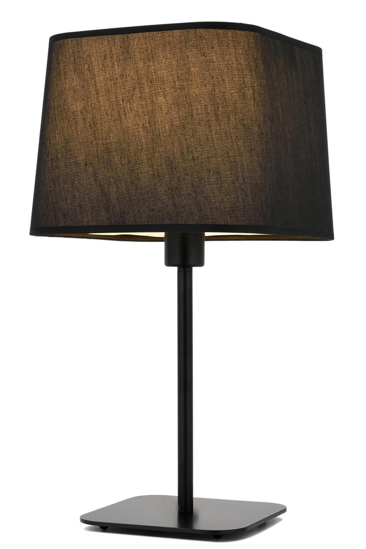 Avonni HML-9071-1BS Siyah Boya Masa Lambası E27 Metal Kumaş 27x27 cm