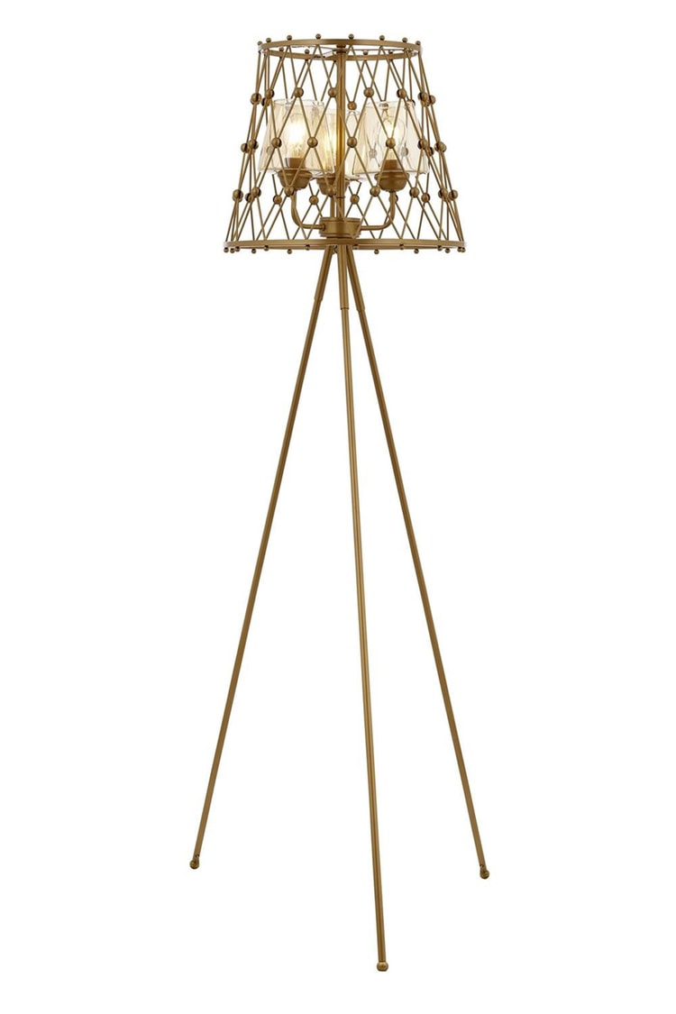 Avonni LM-1904-3BSA Eskitme Boya Lambader E27 Metal Cam 50 cm