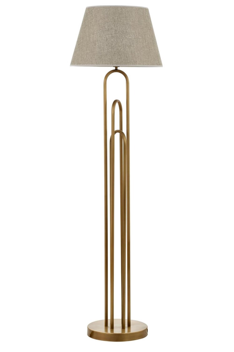 Avonni LM-9134-1E Eskitme Kaplama Lambader E27 Metal Kumaş 45 cm