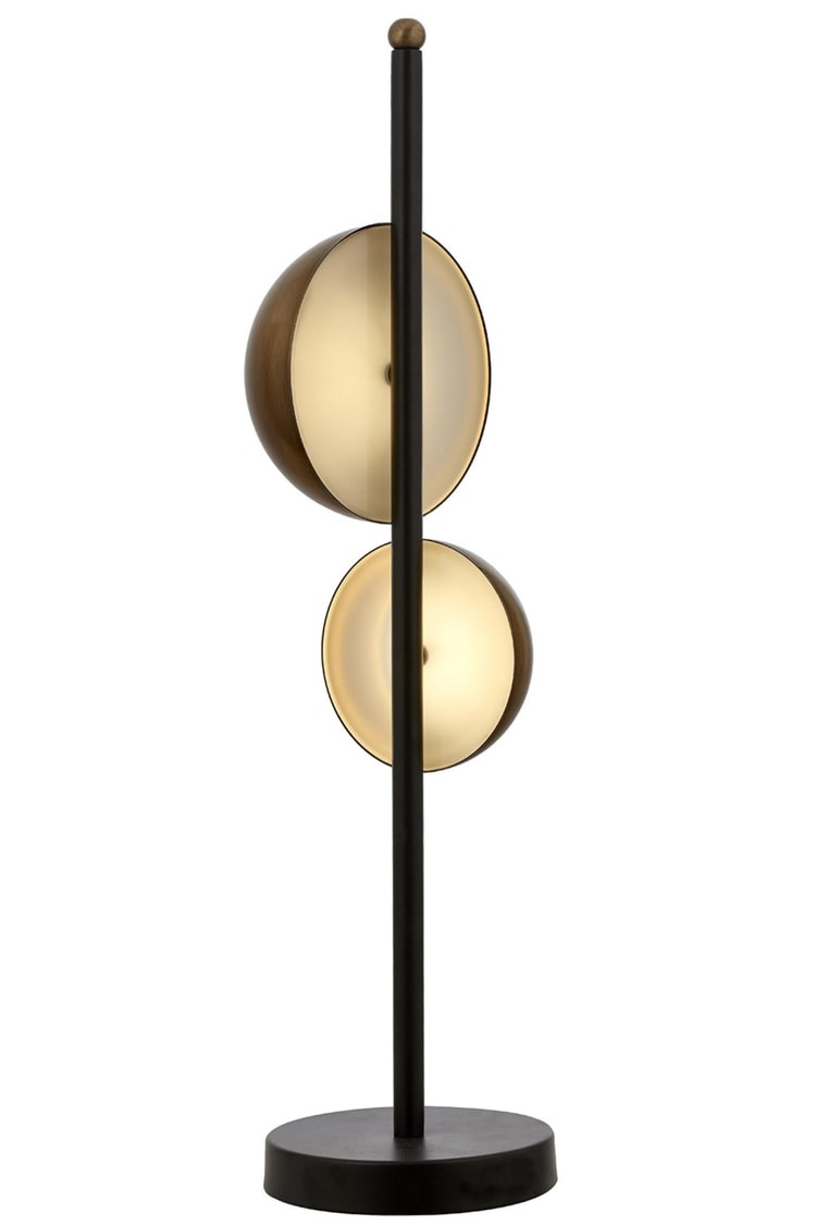Avonni ML-9113-2BSY Siyah Boya Masa Lambası LED Metal Pleksi 15 cm