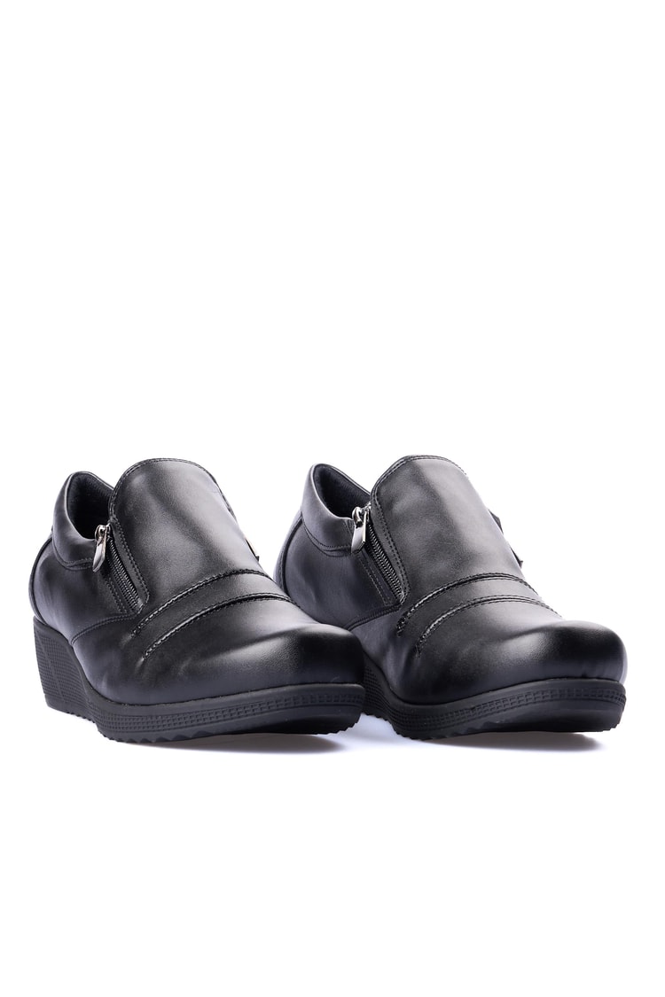 Ayakdaş Ayk03 644 Siyah Kadın Comfort Ayakkabı