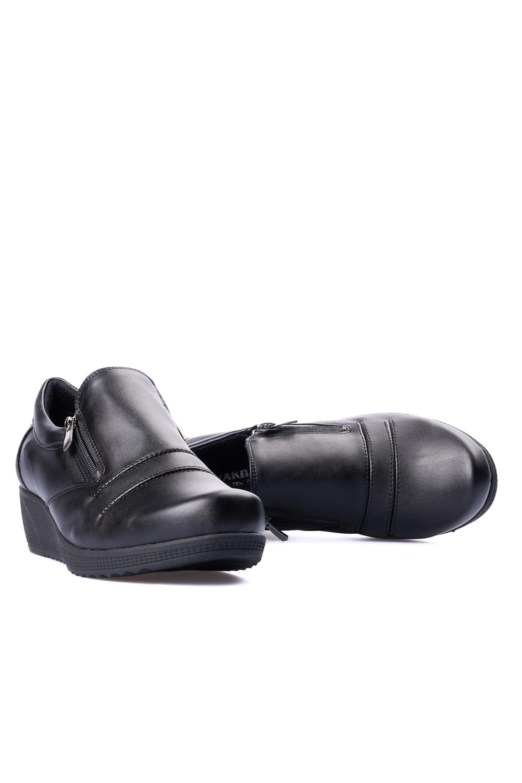 Ayakdaş Ayk03 644 Siyah Kadın Comfort Ayakkabı