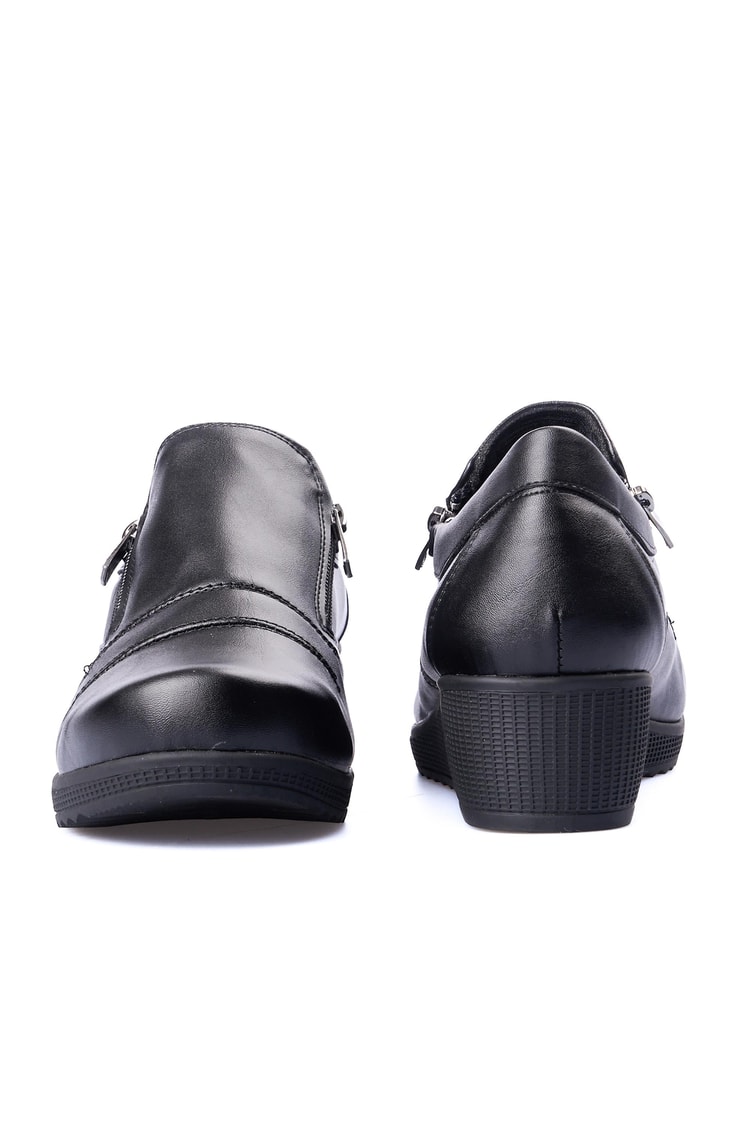 Ayakdaş Ayk03 644 Siyah Kadın Comfort Ayakkabı