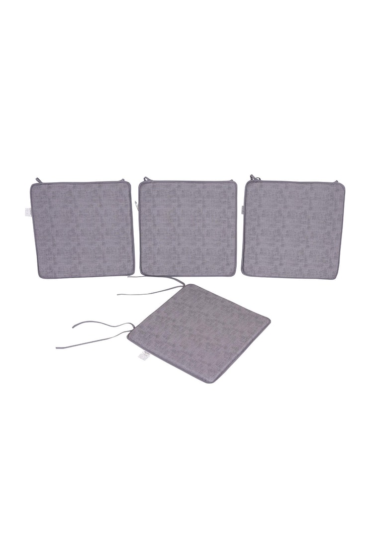 Belde Delüks  4'lü Kare Minder Gri - 6341