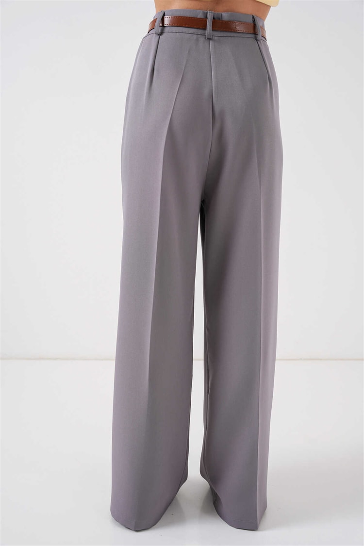 Bigdart Y26 30051 Gri Kadın Palazzo Pantolon 38-44