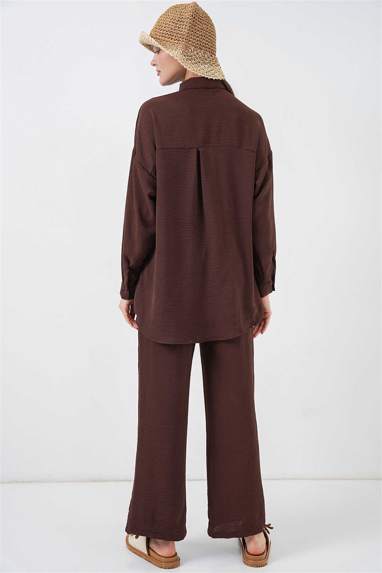 Bigdart Y26 30063 Kahverengi Ayrobin İkili Takım 36-44