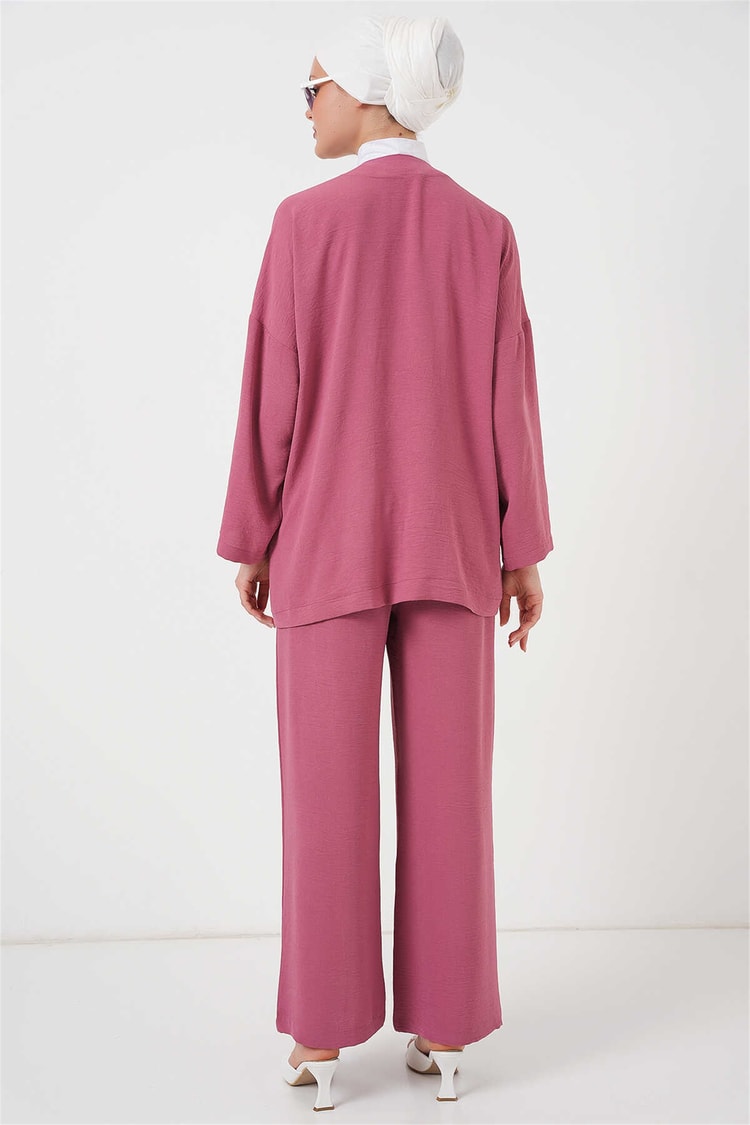 Bigdart Y26 6739 Gül Kurusu Ayrobin Kimono İkili Takım 36-44