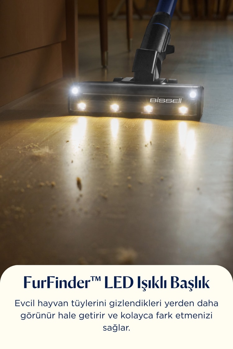 Bissell FurGuard Pro 2'si 1 Arada Kablosuz Dikey Süpürge