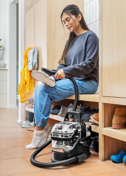 Bissell SpotClean HydroSteam Pro Buharlı Farklı Yüzeylerde Kullanıma Uygun Halı – Koltuk Yıkama ve Leke Çıkarma Makinesi