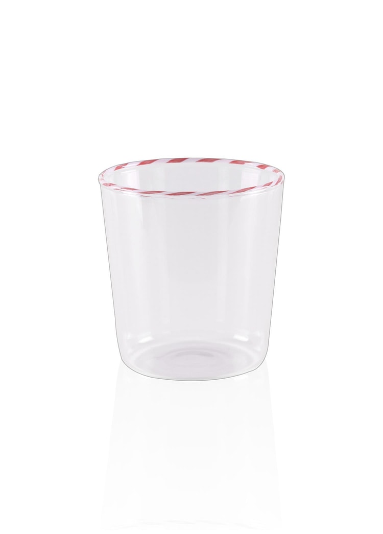 Borosilikat Su Bardağı Kırmızı 320 ml BRD0130