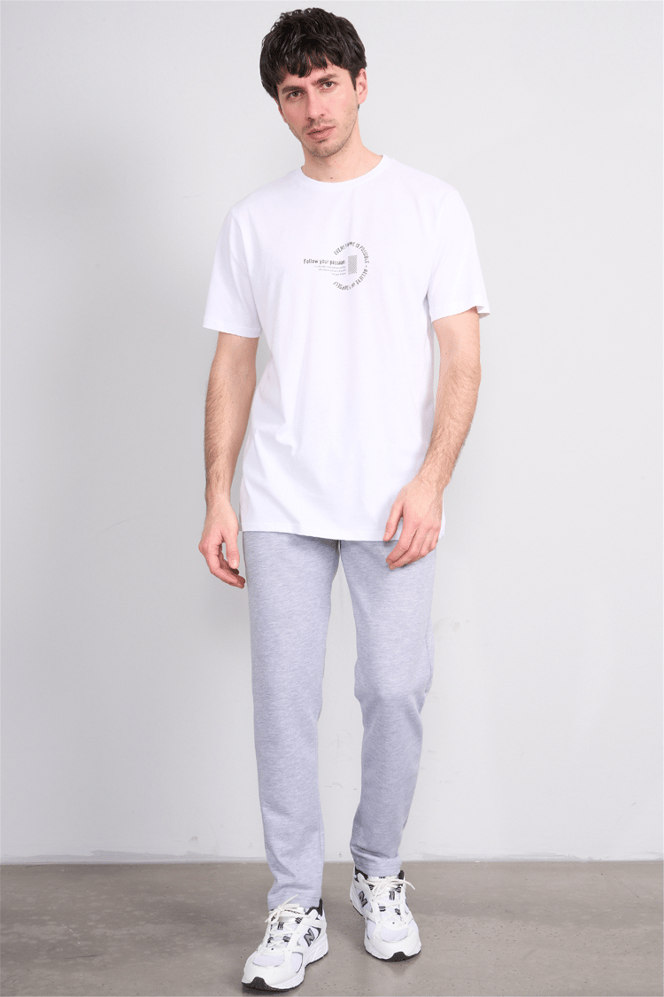 C.K Y26 1469 Mnt Gri Erkek Double Face Eşofman Alt