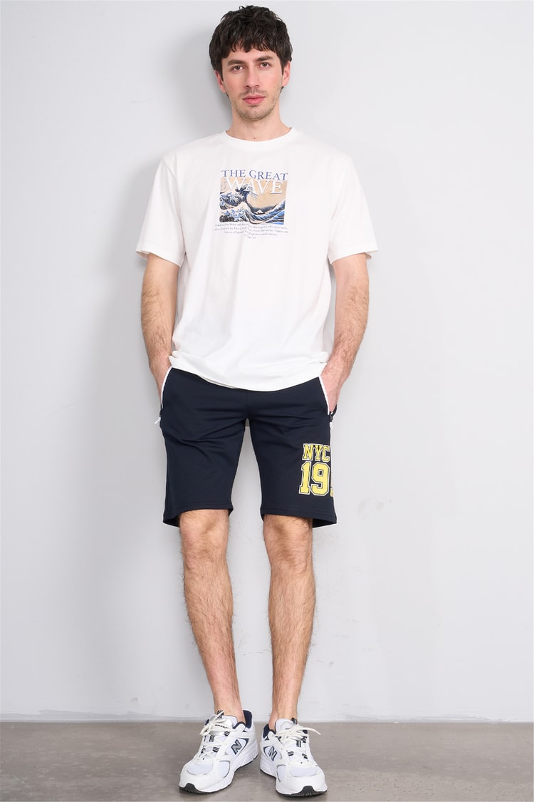 C.K Y26 1118 Mnt Lacivert Erkek Licrasız 2 İplik Short