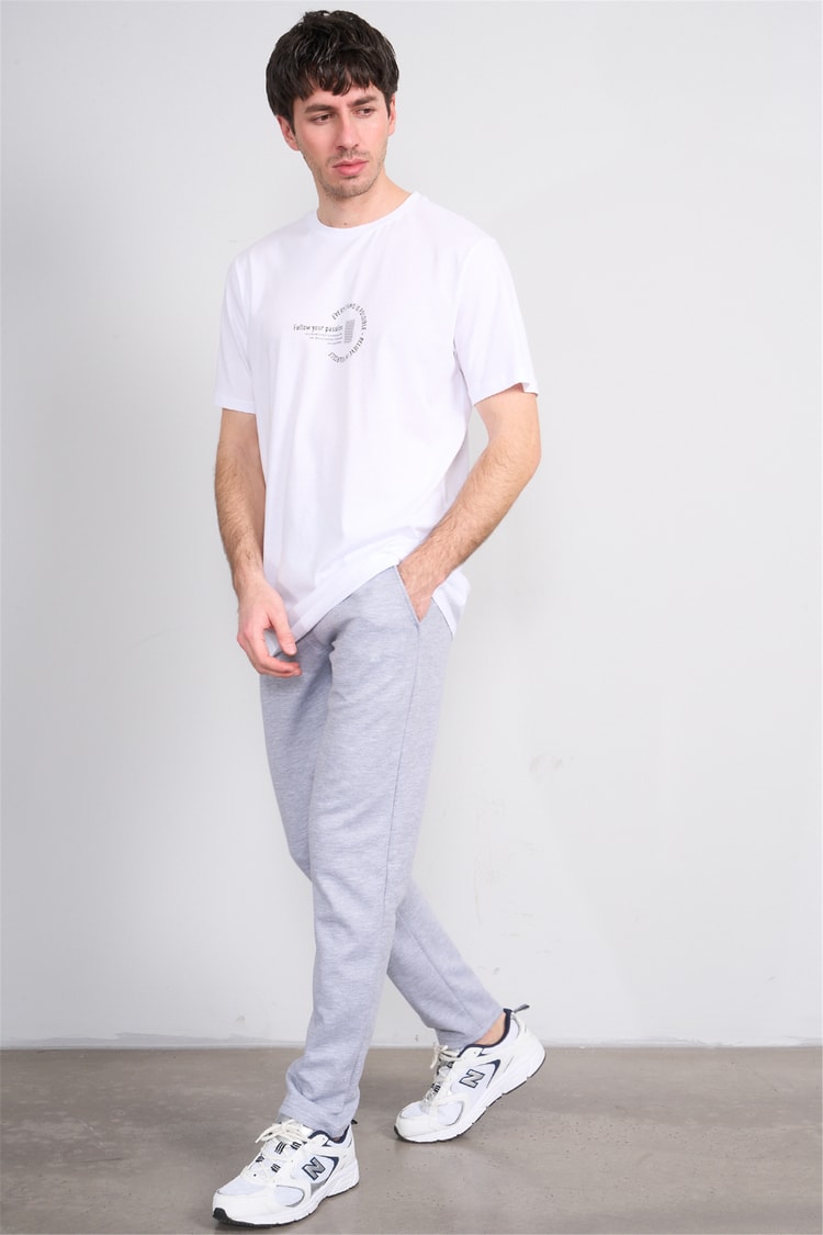 C.K Y26 1469 Mnt Gri Erkek Double Face Eşofman Alt