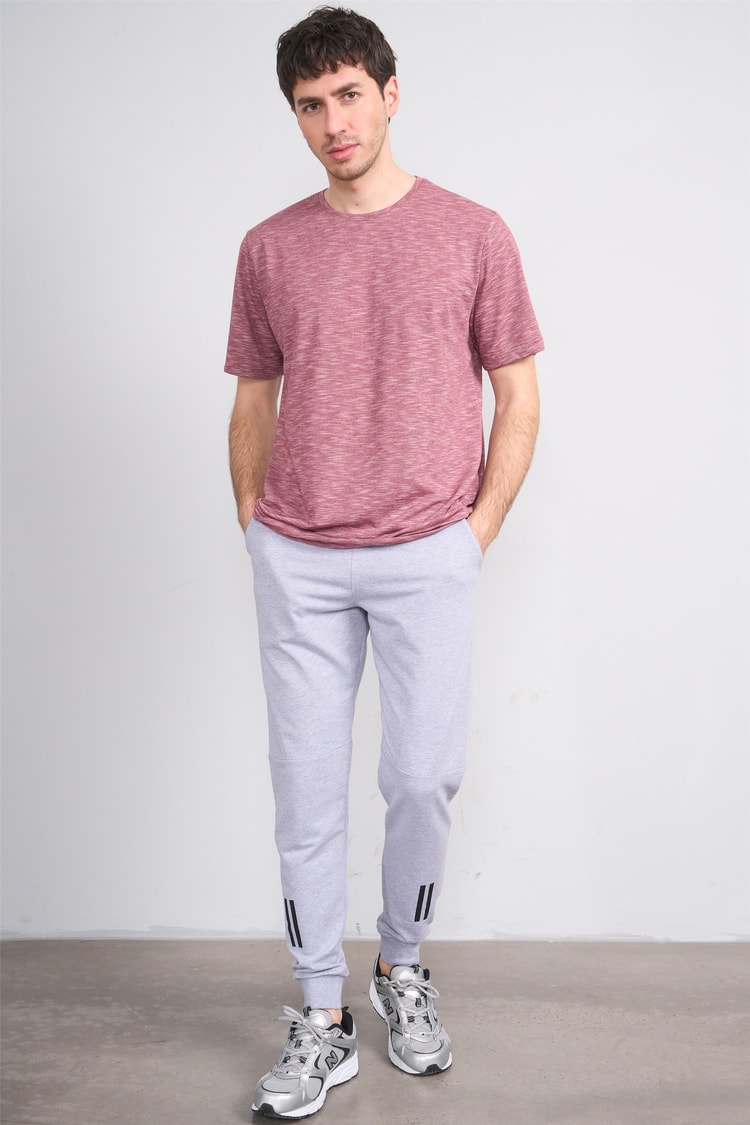 C.K Y26 7105 Mnt Gri Erkek Penye 2 İplik Eşofman Alt