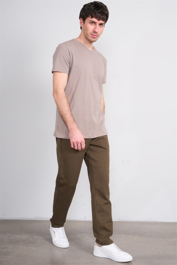 C.K Y26 1469 Mnt Haki Erkek Double Face Eşofman Alt