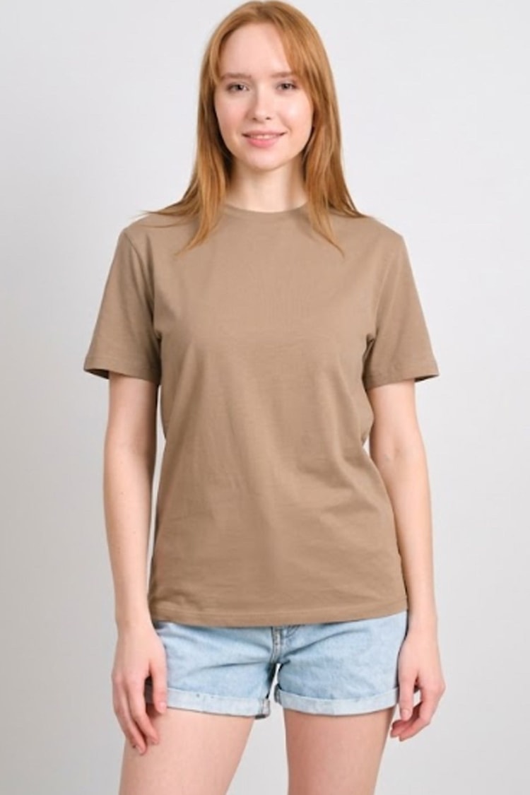 C.K Y26 3264 Fithit Byn B.Yk 30/1 Penye Basic Regular T-shirt Kakao